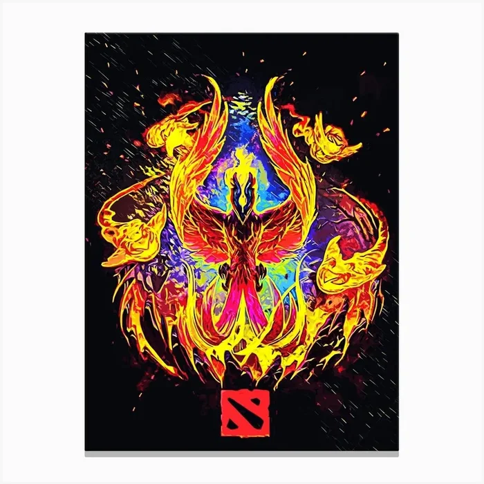 Dota 2 8 Canvas Print by ontoseno