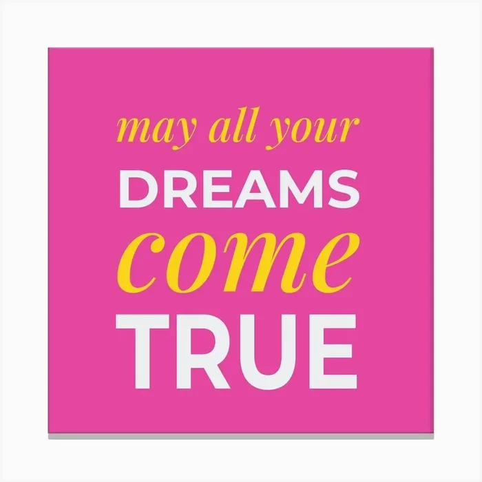 Dreams Come True Canvas Print by Saladbomb