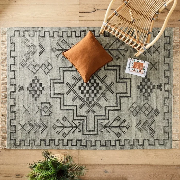 Emerson Aztec Slate Rug