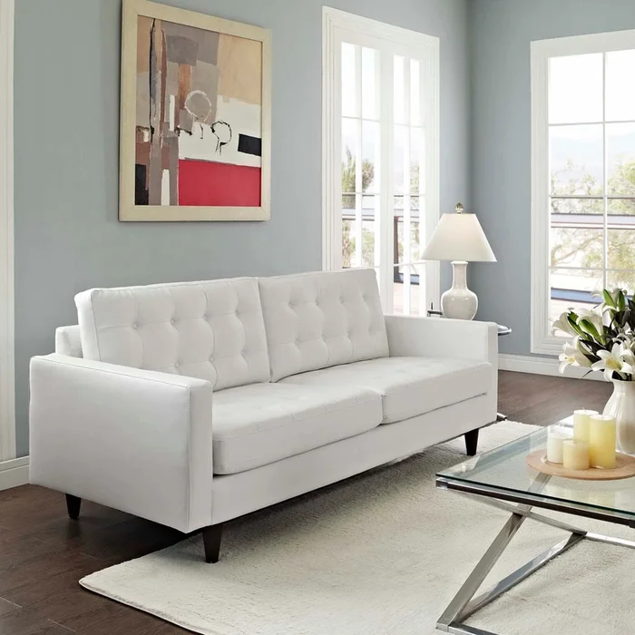 Empress Bonded Leather Sofa by Modway