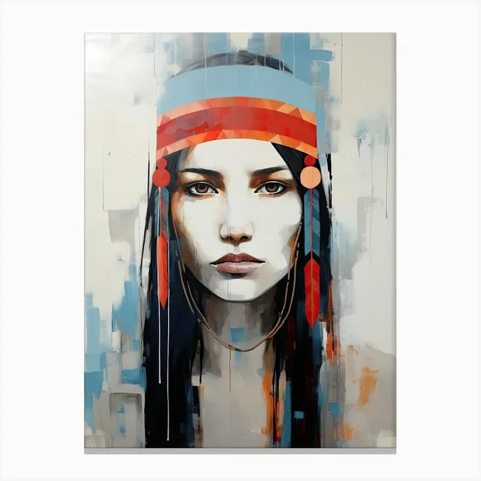 Enchanted Evening, Boho Art Style Canvas Print by Art-Syndicate
