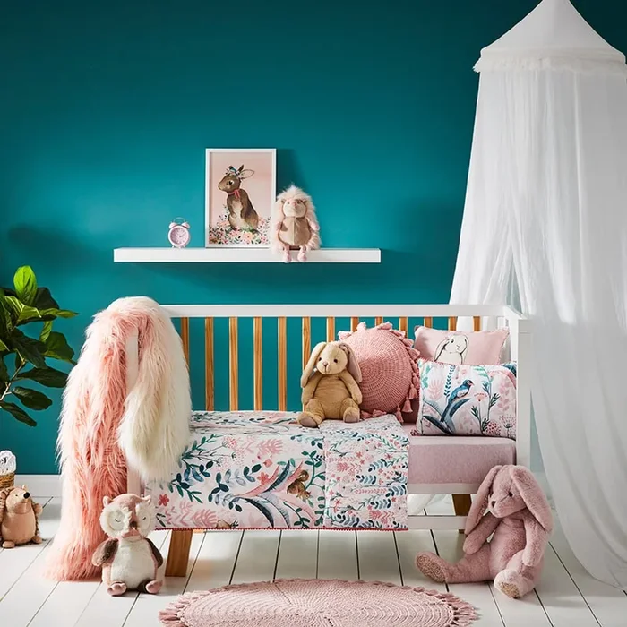 Enchanted Garden Multi Cot Quilt Cover Set