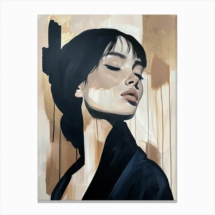 Enchanted Stardancer, Boho Art Style Canvas Print by Art-Syndicate