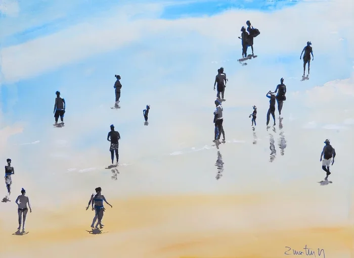End of July (2019) Acrylic painting by Carlos Martín