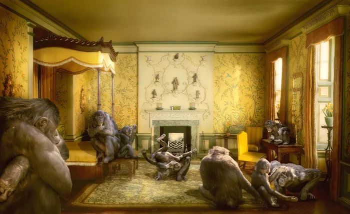 English Bedroom of the Georgian Period – Large