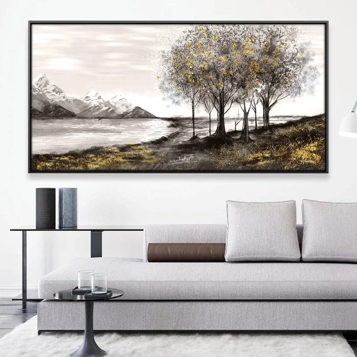 Ethereal Mountainscape Canvas
