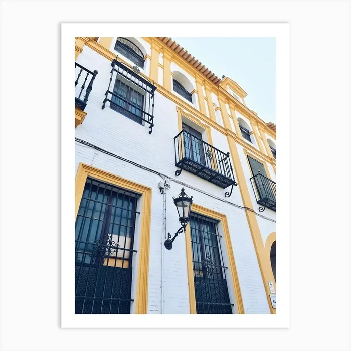 Fachada estilo andaluz Art Print by the Limón
