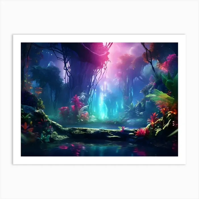 Fairytale Forest 4 Art Print by TheMuffinThomas