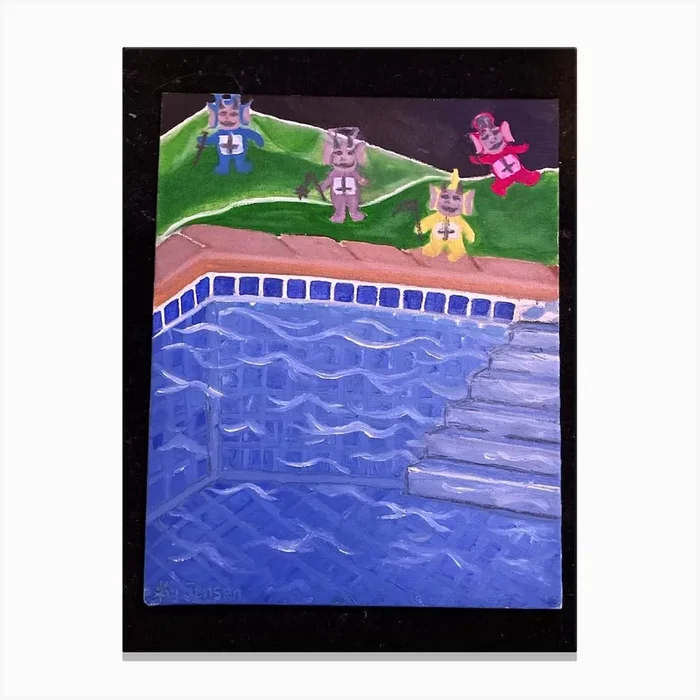 Friends Canvas PrintJ by Jensen