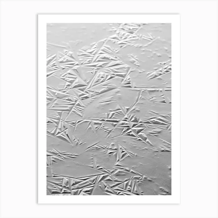 Geometric Winter Art Print by Studio Nahili
