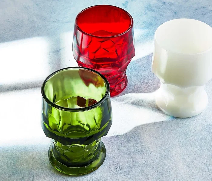 Georgian Honeycomb Tumblers Holiday Set – Set of 3