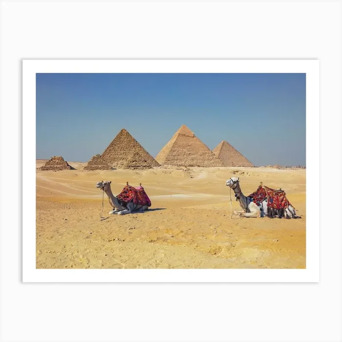 Giza Art Print by Manjik Pictures
