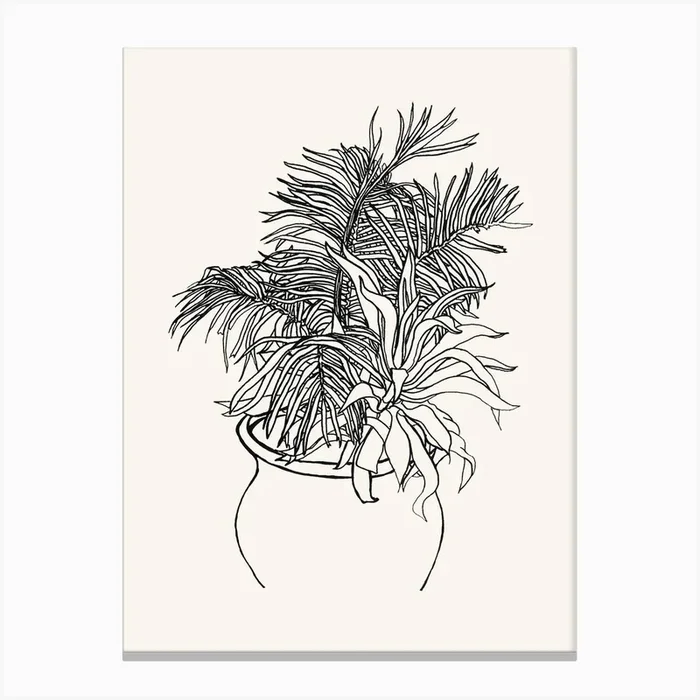 Goan Garden Canvas Print by Katherine Shapiro