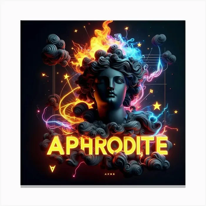 God Aphrodite Canvas Print by ZEVRET