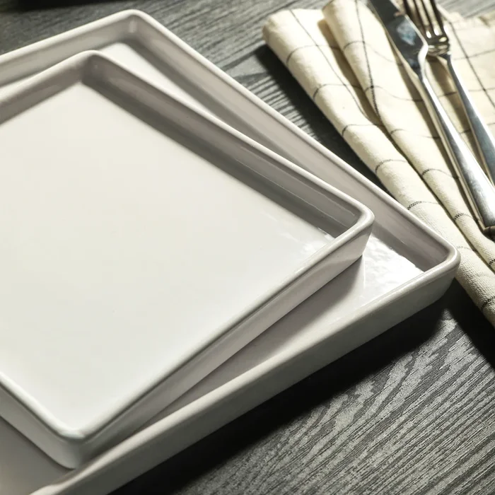 Grace Stoneware Dinnerware Set – White