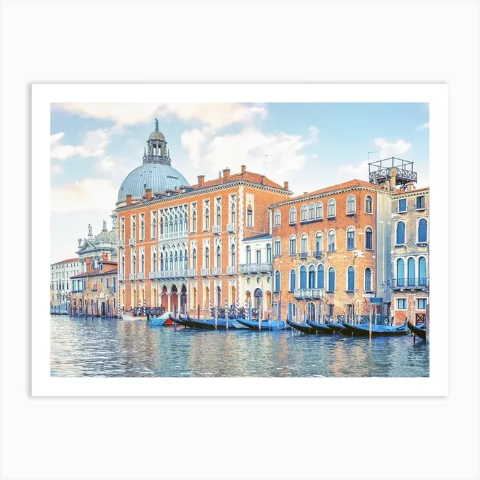 Grand Canal Architecture Art Print by Manjik Pictures