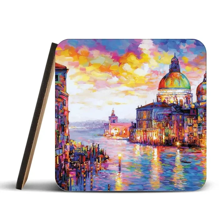 Grand Canal Italy Coaster Set