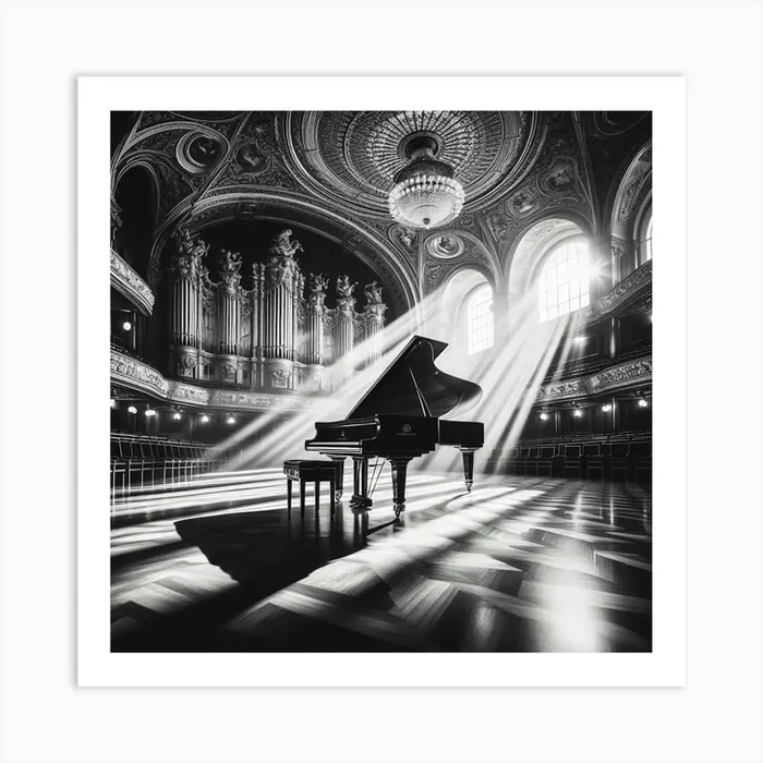 Grand Piano 1 Art Print by Vivid Imagination
