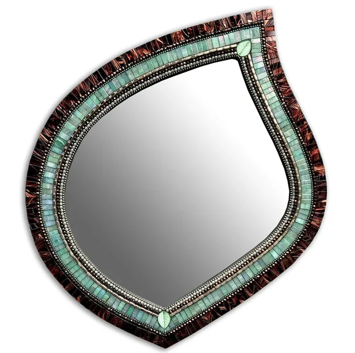 Green Tea Leaf Mirror