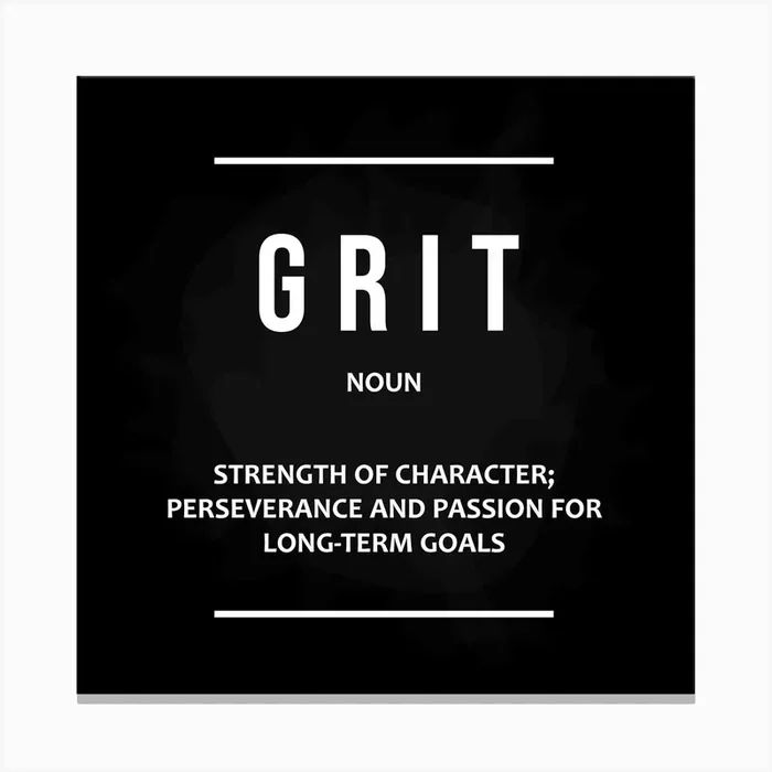 Grit Definition Canvas Print by MimiWONDERS