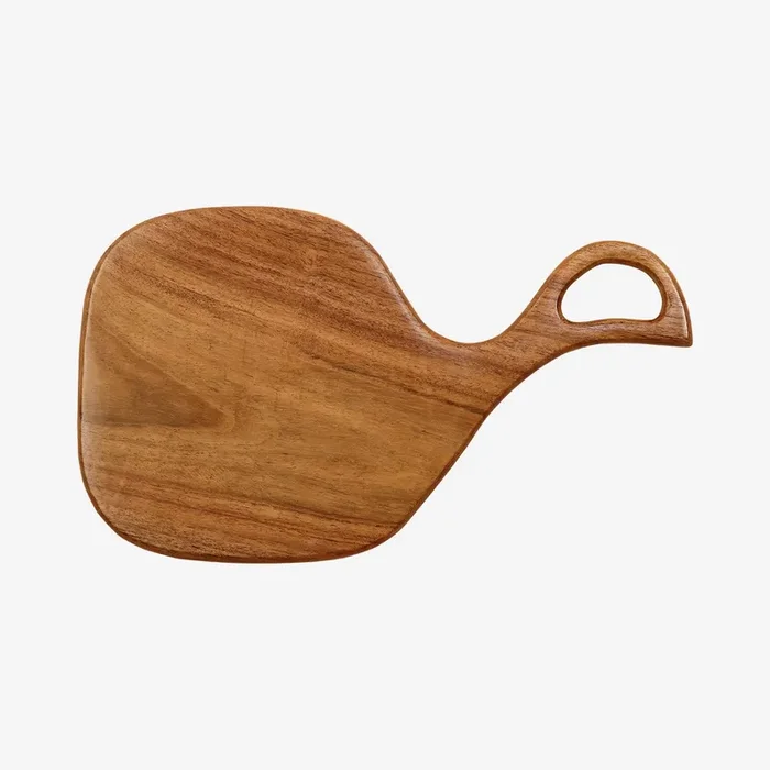 Handmade Acacia Wood Curved Serving Board by Casa Amarosa