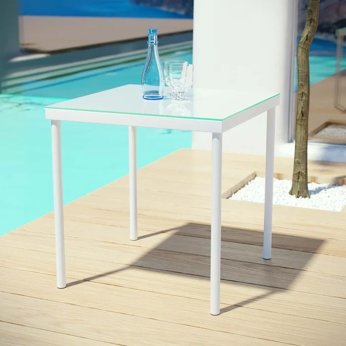 Harmony Outdoor Patio Aluminum Side Table by Modway