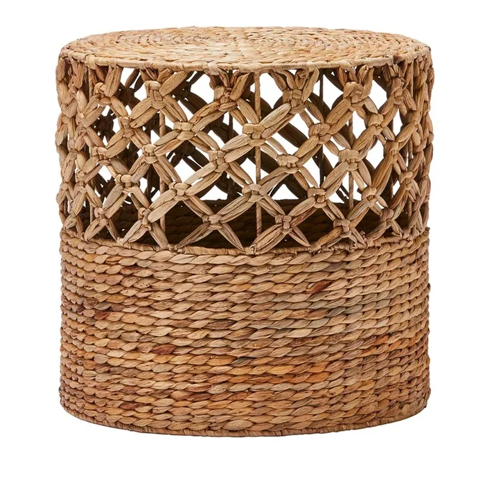 Havana Natural Lattice Side Table