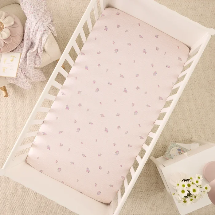 Heirloom Gracie Posy Multi Fitted Sheet 2pk