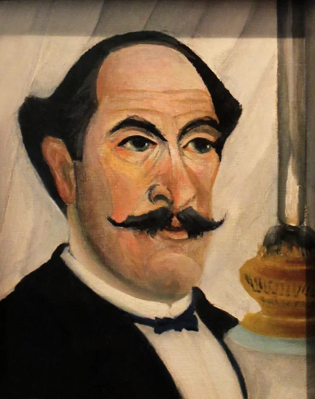 Henri Rousseau’s Self-Portrait of the Artist with a Lamp (1903)