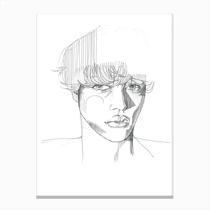 Her 007 Canvas Print by THIS LAKSHMI