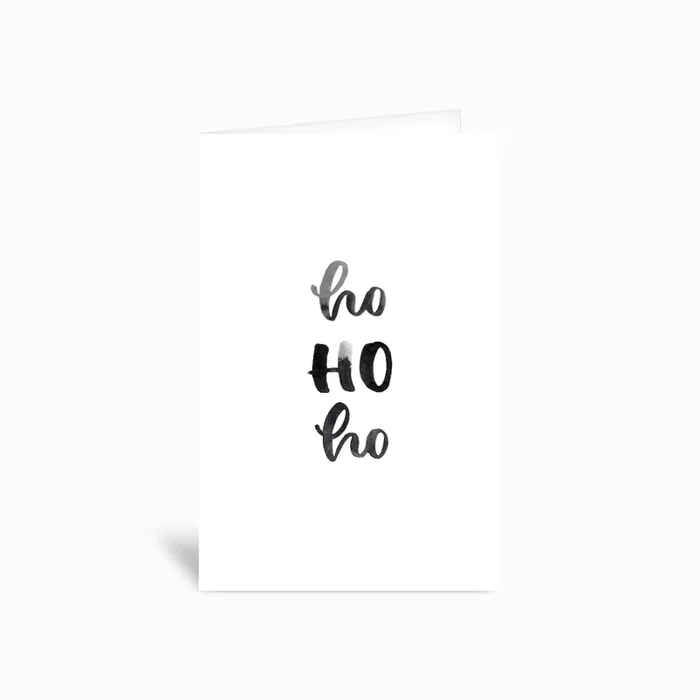 Hohoho I 4×6 Greetings Card by Antonia Jürgens