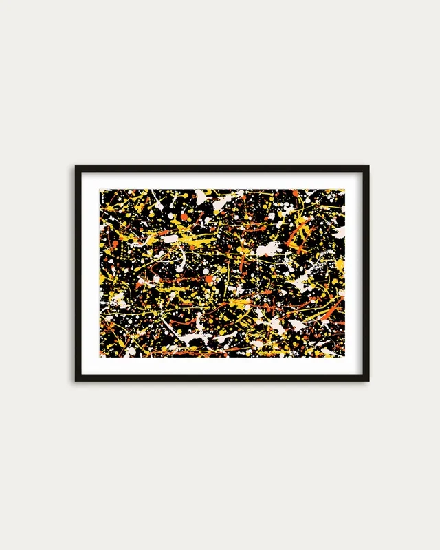 Homage To Pollock VI Art Print