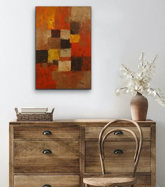 Hoping For Good Days (2021) Acrylic painting by Kalpana Soanes