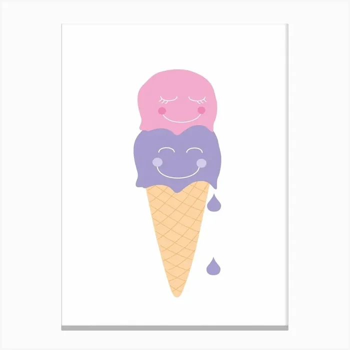 I Am Melting Away Canvas Print by Mime
