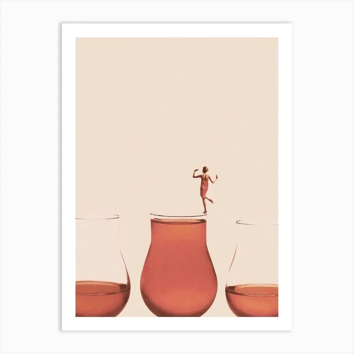 I Prefer The Full One Art Print by Maarten Léon