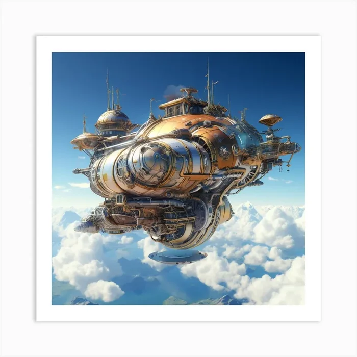 Igiracer Fantastic Treasure Planet 5 Art Print by Amliga Design