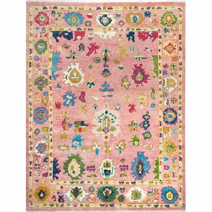 In Stock 9×12 The Lilly Turkish Knot Rug