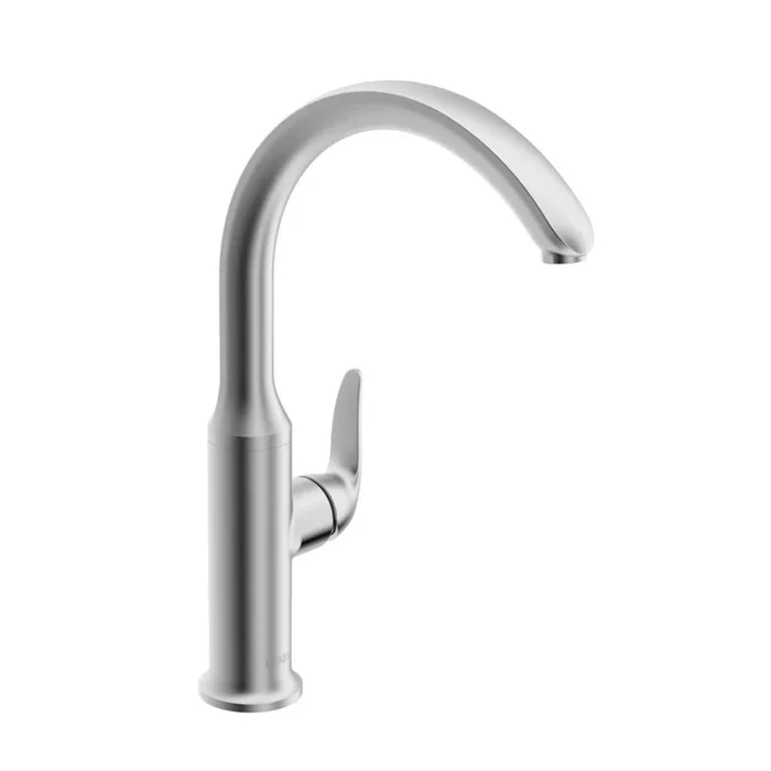 in2aqua Style XL single-lever kitchen faucet with swivel spout, stainless steel