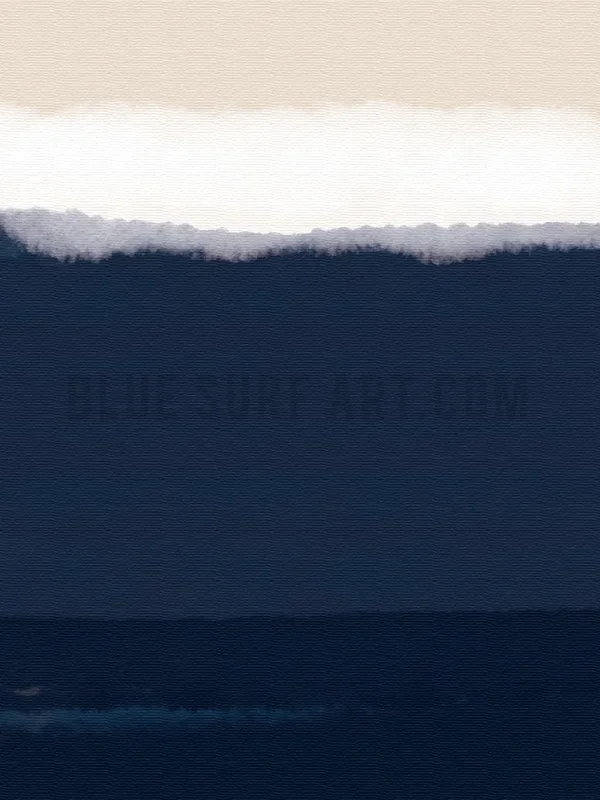 Indigo Ocean Canvas Art Print II