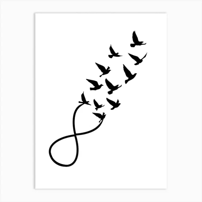Infinity Flight Art Print by JDuke Illustrations