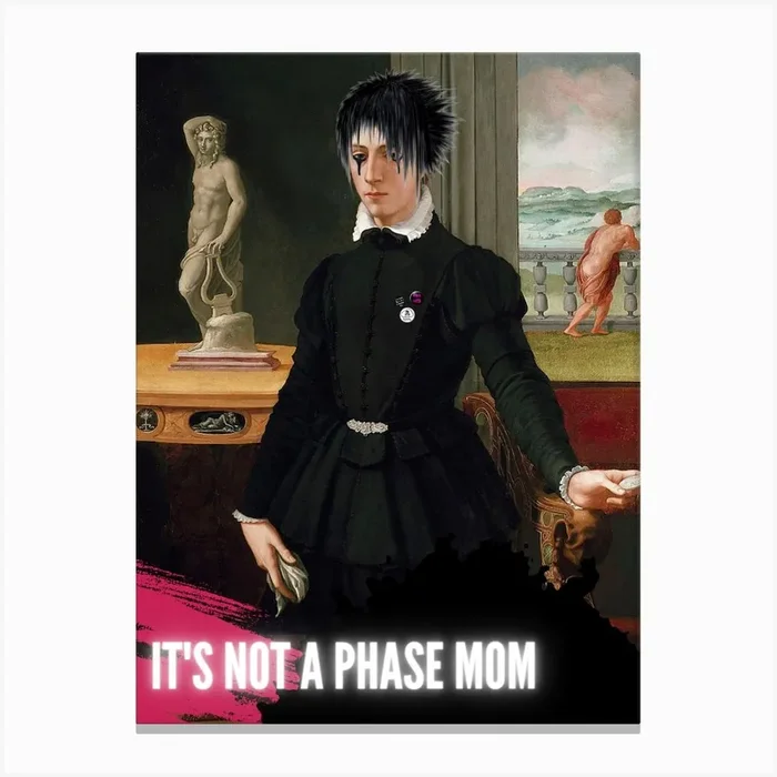 It S Not A Phase Mom Canvas Print by Henri In The Haus