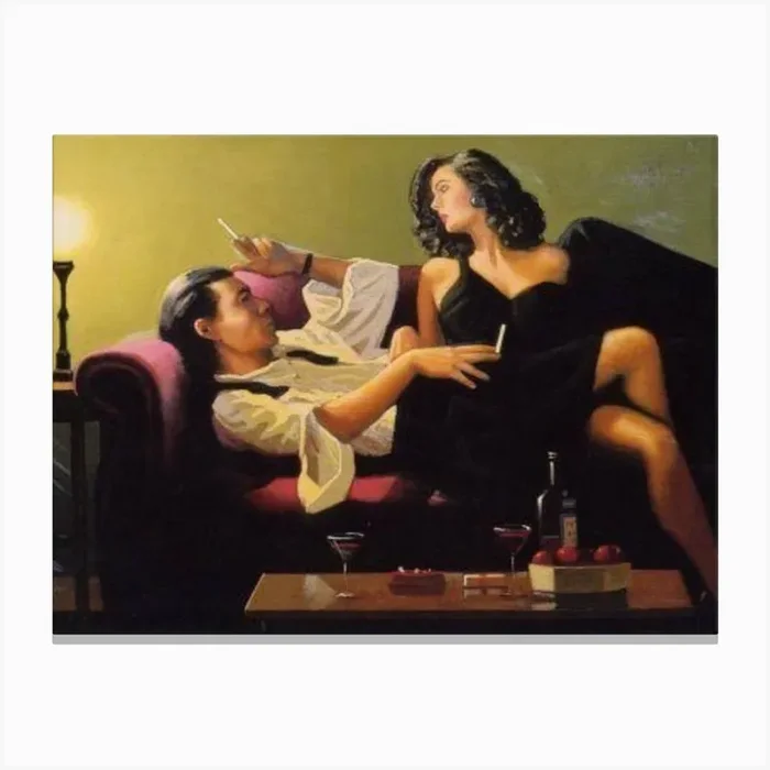 Jack Vettriano 1 Canvas Print by takishi
