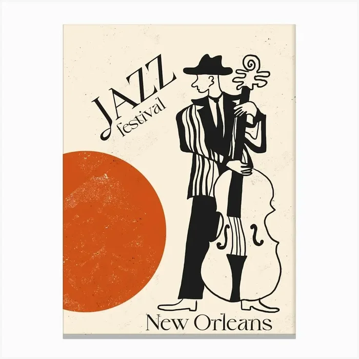 Jazz Festival 1 Canvas Print by Indigo Rain