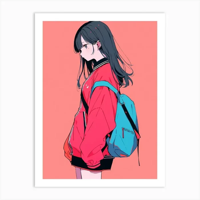 Journey Girl Art Print by Hunter Hamilton