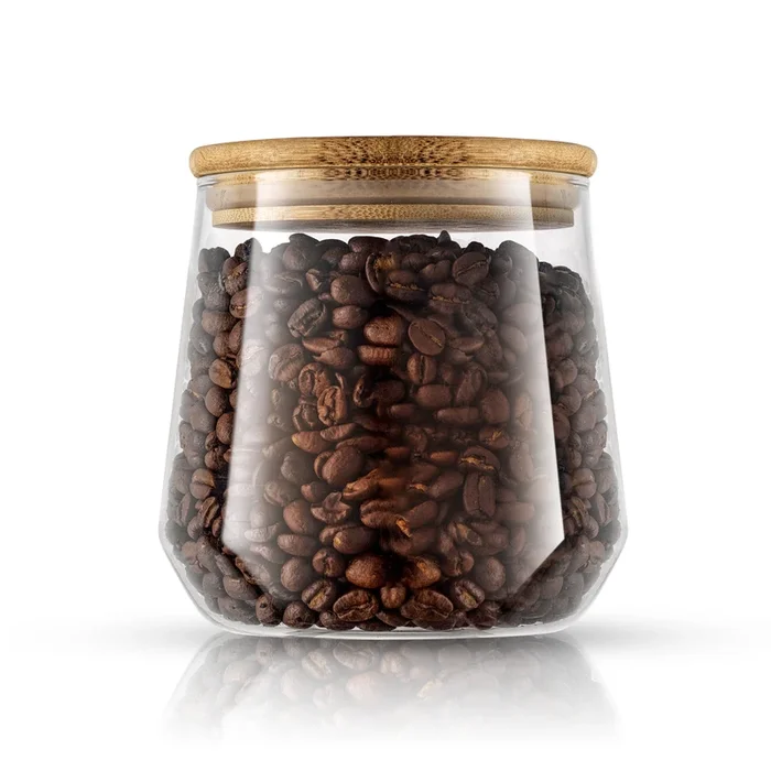 JoyFul Glass Jar with Airtight Bamboo Lid