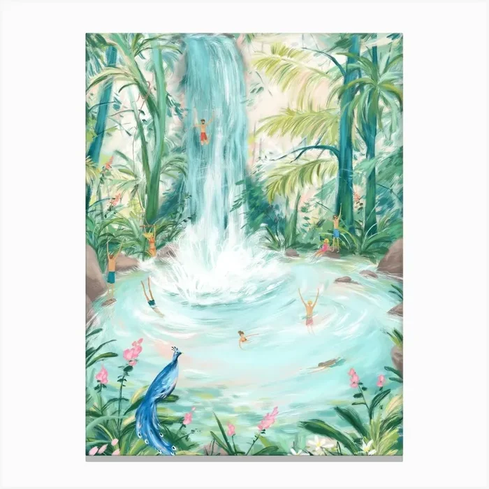 Jungle Pools Canvas PrintID by Imogen Davis