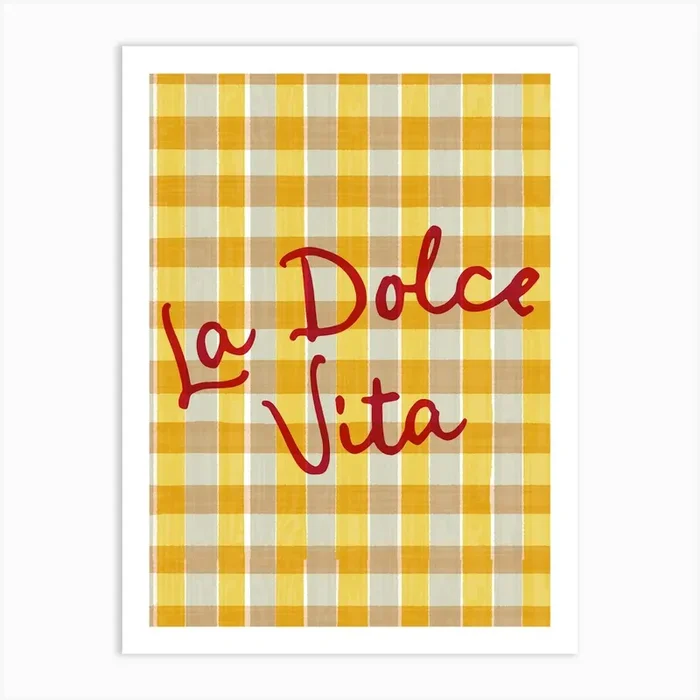La Dolce Vita Art PrintT by tartagain
