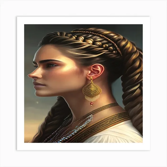 Lady Beloma Art Print by JodekCreations
