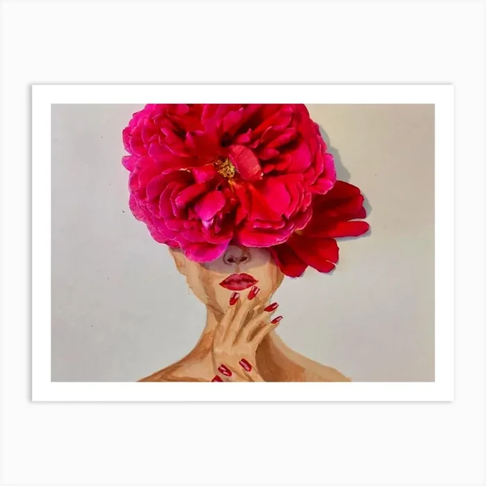 Lady Rose Art Print by Magicart