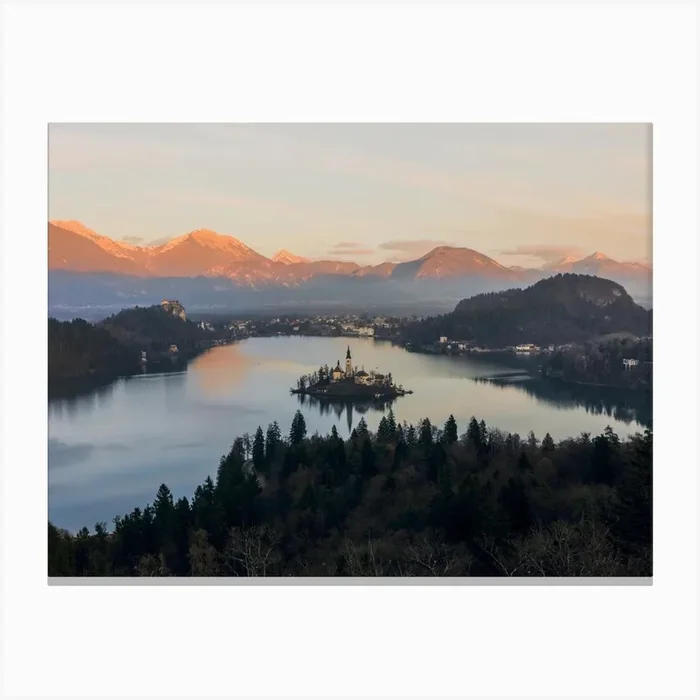 Lake Bled Slovenia Viii Canvas Print by Luke Anthony Gram